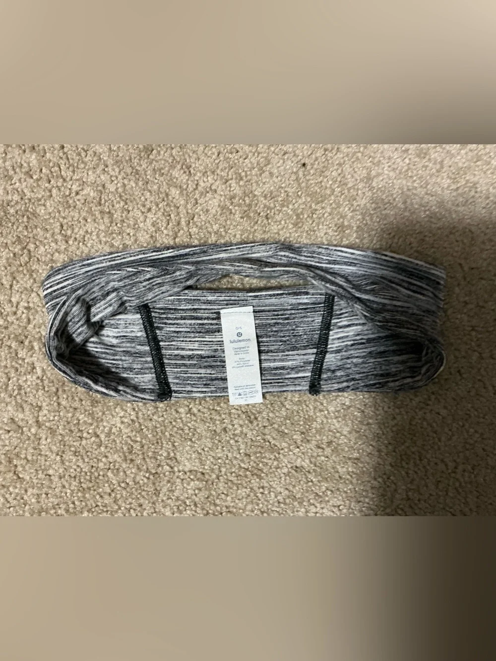 lululemon athletica Gray Space-Dye Foldover Waistband